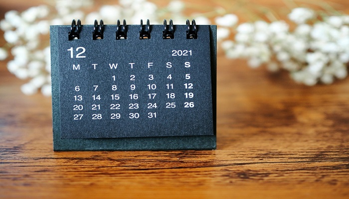 2021年度 年末年始休業および最終出荷日のご案内