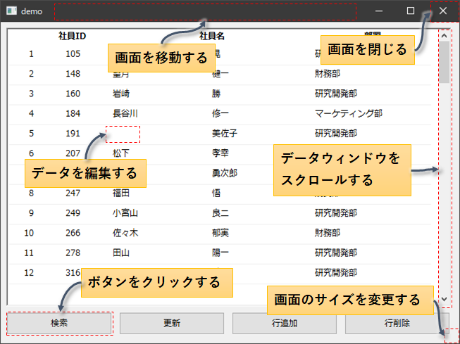 さまざまな操作