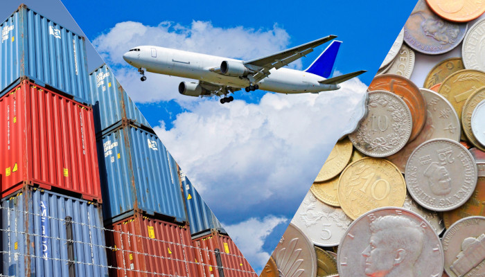 航空、運輸、貨物、金融